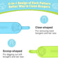 Morlike Living Baby Nose And Ear Cleaner Tool, Soft Flexible Rubber Nasal Booger Picker For Newborns And Infants, Dual Ear Wax A