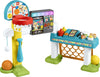 Fisher-Price Toddler Learning Toy Laugh & Learn 4-in-1 Game Experience Sports Activity Center with Smart Stages for Infants Ages