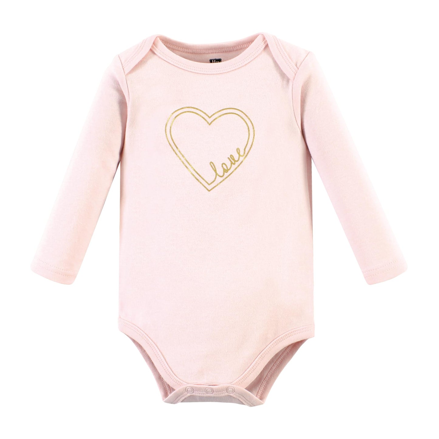 Hudson Baby Unisex Baby Cotton Long-Sleeve Bodysuits, Daddys Little Princess 5-Pack, 9-12 Months