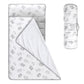 Moonsea Nap Mat For Toddlers Elephant With Removable Pillow And Fleece Minky Blanket, Lightweight Perfect For Kids Preschool, Da