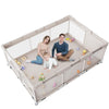 ZEEBABA Baby Playpen,71x47 inch Playpen for Babies and Toddlers, Play Pen for Kids, Play Pens for Babies and Toddlers for Apartm