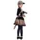 Lingway Toys Cheetah Costume For Girl'S Halloween,Girl'S Leopard Costume Dress With Tights,Glovelettes,Tail Large(12-14)