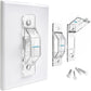 2 Pack Light Switch Cover Guard,Wall Light Switch Lock With Glow In The Dark Effect, Child Proof Wall Switch Cover Keeps Lights 