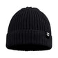 Simple Knitted Baby Beanie Hip-Hop Boys Winter Hat Toddler Kids Bonnet For Girls 0-5Y (Black,L)