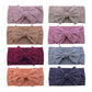 Sugarmelon Cotton Ribbed Baby Headbands Head Wrap For Newborn Toddler Hair Bow Turban Headband Hairband Infant Baby Show Gifts N