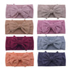 Sugarmelon Cotton Ribbed Baby Headbands Head Wrap For Newborn Toddler Hair Bow Turban Headband Hairband Infant Baby Show Gifts N