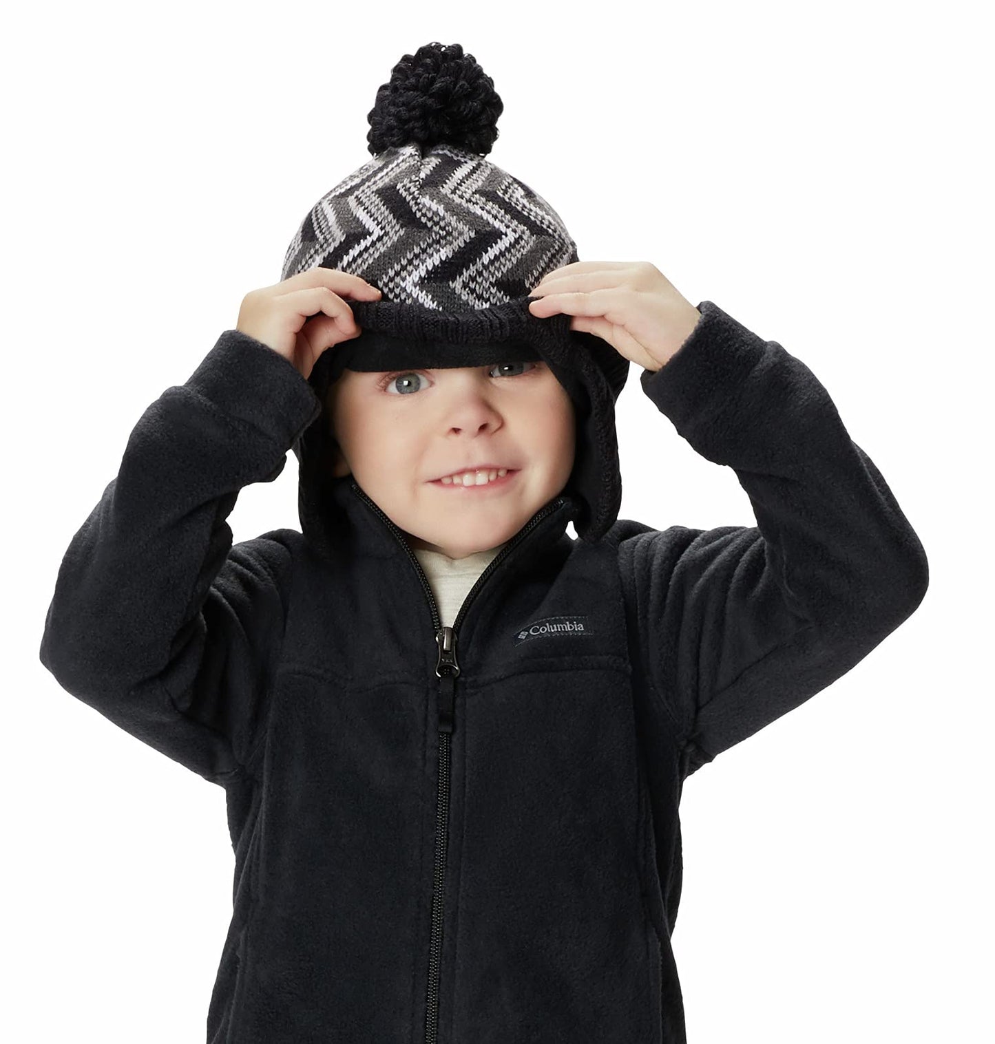 Columbiababy Steens Mt Ii Fleece, Black, 6/12