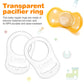 10 Pieces Silicone Adapter Rings Baby Holder And Clip Mam-Compatible (Soft &Transparent)