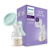 Philips Avent Essential Manual Breast Pump Scf417/11 | Easy Silicone Massage Cushion & Ergonomic Handle, Soft & Gentle, Bpa Free