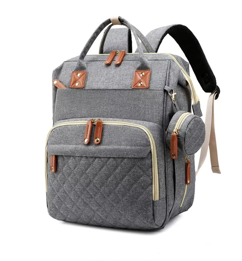 CALDOR Baby Diaper Bag Large Backpack for Girls and Boys, Multifunctional Waterproof, Diaper Pouch with Pacifier Case, Stroller