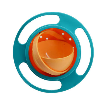 Ztl Gyro Bowl 360 Dgree Rotation Spill Resistant Gyroscopic Bowl With Lid