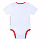 Sesame Street Boys Elmo Or Cookie Monster First Birthday Bodysuit Creeper For Infants - White