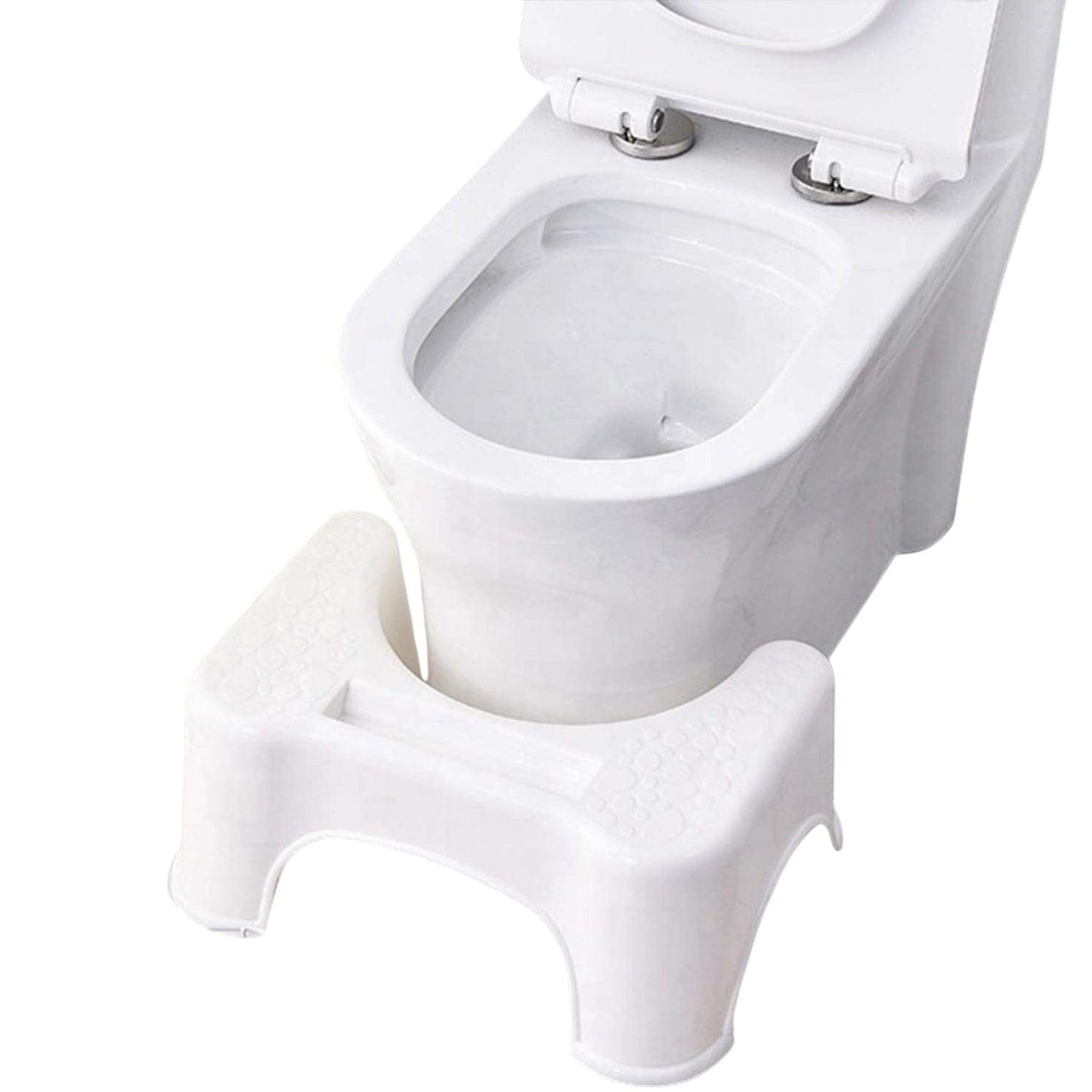 Techhark Perfect Posture Plastic Squat Baby Potty Step Stool For Western Toilet Scientific Angle, AntiSlip, AntiConstipation, 