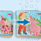 HABA Animal Wash Day - Magic Bath Book - Wipe with Warm Water and the Muddy Pages Come Clean