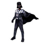 Star Wars Darth Vader Official Youth Costume - Premium Quality Padded Jumpsuit With Plastic Mask And Detachable Cape (M) Multi