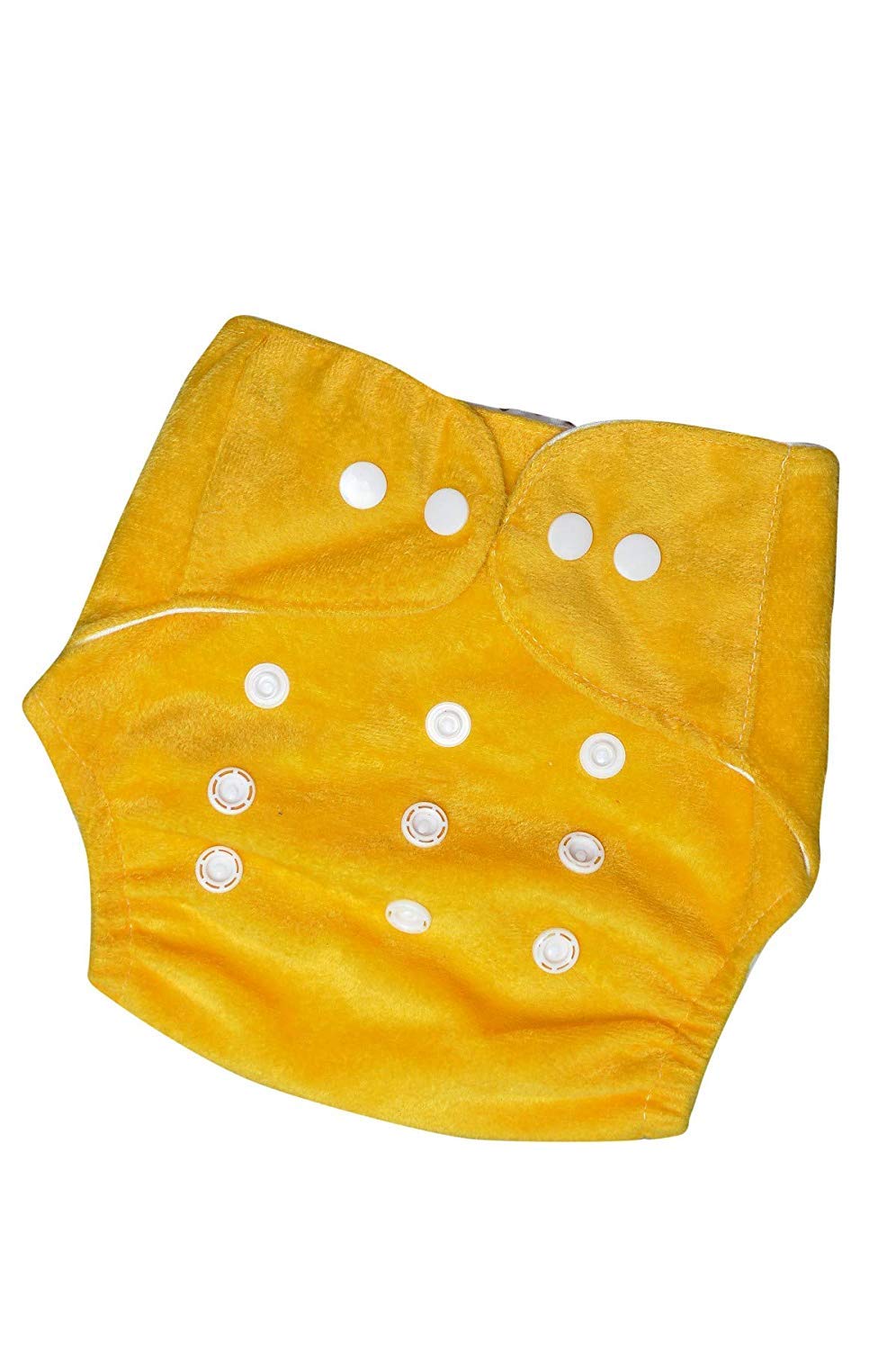 Ineffable One Size Adjustable Baby Cloth Button Diaper  Washable/Reusable Nappies For Infants & Toddlers (Yellow Wop) (Colour M