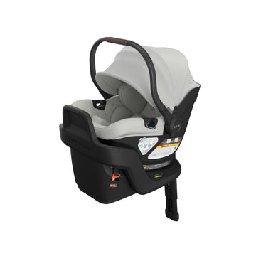 UPPAbaby Aria V2 Lightweight Infant Car Seat - Just Under 6 lbs - Base with Load Leg + Infant Insert + All-Weather FootCover Inc