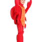 Fun Costumes Red Crab For Kids, Sea Creature Dress-Up, Crab Jumpsuit Halloween Outfits (X-Large)