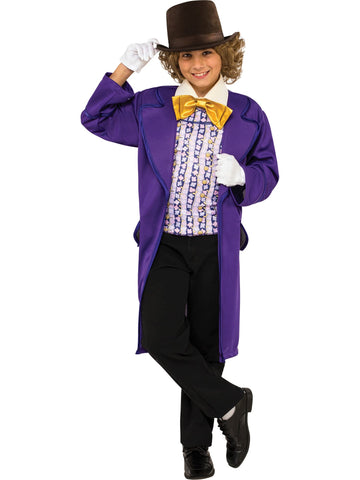 Rubie'S Kids Willy Wonka & The Chocolate Factory Willy Wonka Value Costume, Large, Purple