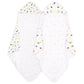 Urbane Home Pack of 2 Soft & Absorbant Cotton Hooded Towels for New Born Baby | Wrapping Bath Towel for 012 Months | 83x83 cm |