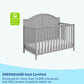 Graco Wilfred Crib And Mattress Nursery Essentials Pack (Pebble Gray) - Greenguard Gold Certified Baby Crib & Crib Mattress, Cri