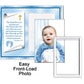 Christening Gift For Baby Boy | Cute Picture Frame | Affordable, Colorful | Holds A 3.5 X 5 Photo | Easyfront-Load Design | Blue