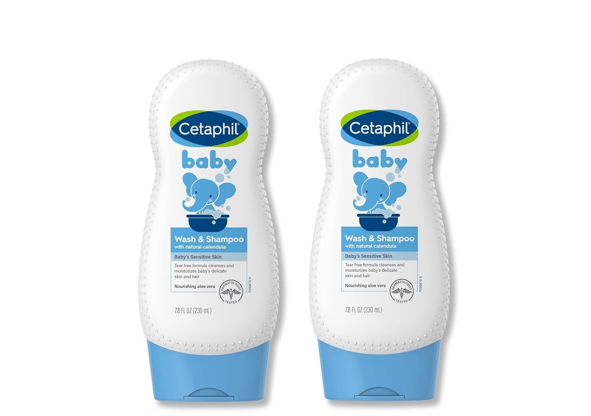 Cetaphil Baby Shampoo and Body Wash with Organic Calendula, Tear Free, Hypoallergenic, Soap Free, Ideal for Everyday Use, 7.8 Ou