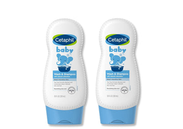 Cetaphil Baby Shampoo and Body Wash with Organic Calendula, Tear Free, Hypoallergenic, Soap Free, Ideal for Everyday Use, 7.8 Ou