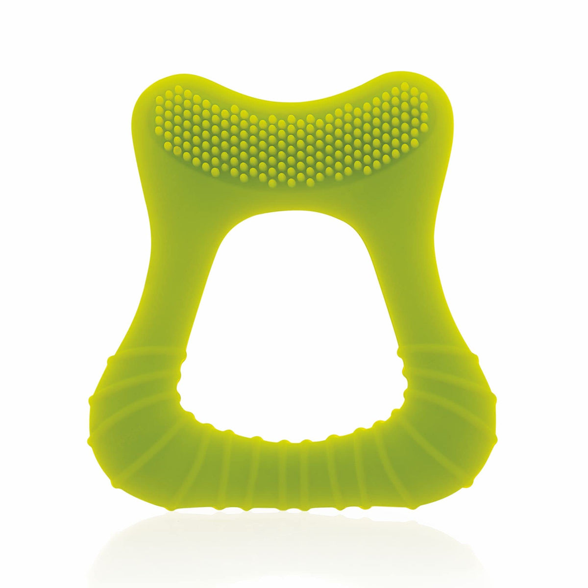 Beebaby Tooth Shape Soft Silicone Teether For 6 To 12 Months With Carrying Case, Bpa Free Us Fda Approved Teether For Baby With 