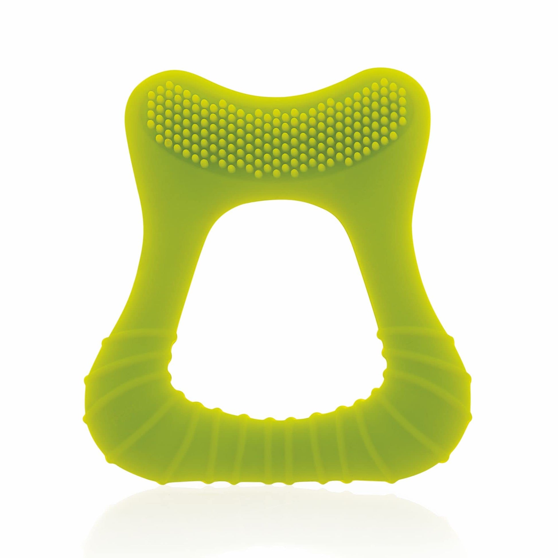 Beebaby Tooth Shape Soft Silicone Teether For 6 To 12 Months With Carrying Case, Bpa Free Us Fda Approved Teether For Baby With 