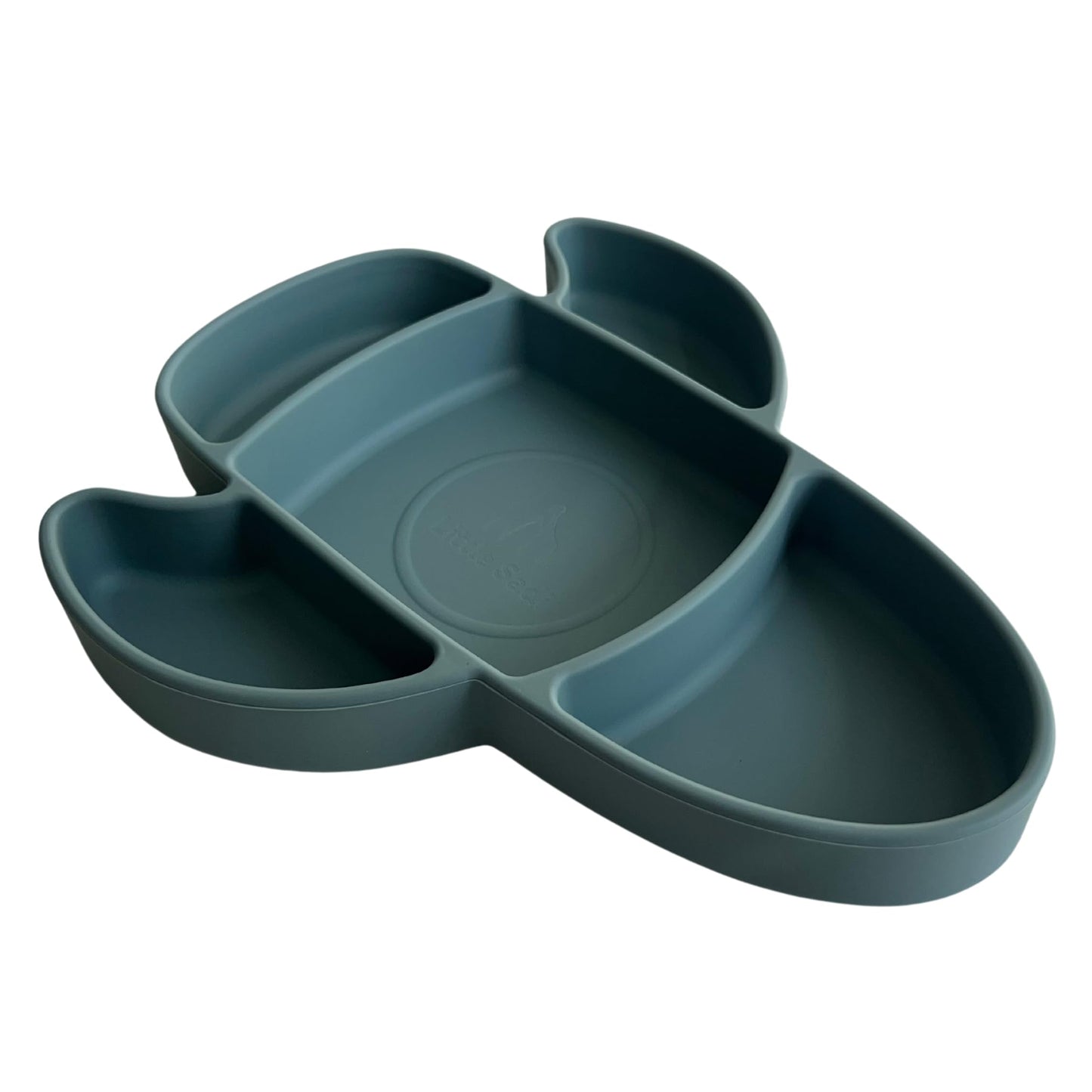 Little Sadi Airplane-Shaped Silicone Plate (Gray)