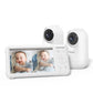 Momcozy Baby Monitor with 2 Cameras 5? 1080P Split Screen Video Baby Monitor with Camera and Audio no WiFi for Baby Safety 5000m