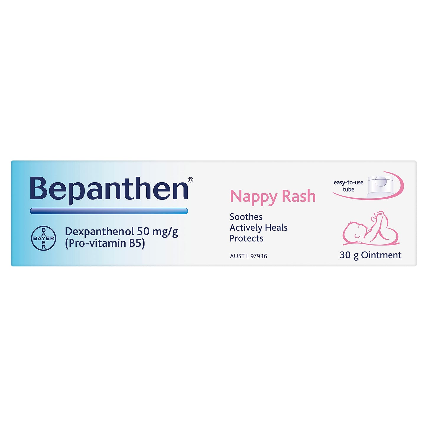 Bepanthen Nappy Rash Diaper Barrier Protection Ointment 30G