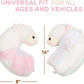 Xdemoda Seatbelt Pillow For Kids Travel - Dinosaur Seat Belt Cover & Cushion Pillow. Child Car Stuffed Plush Animal Travel Pillo