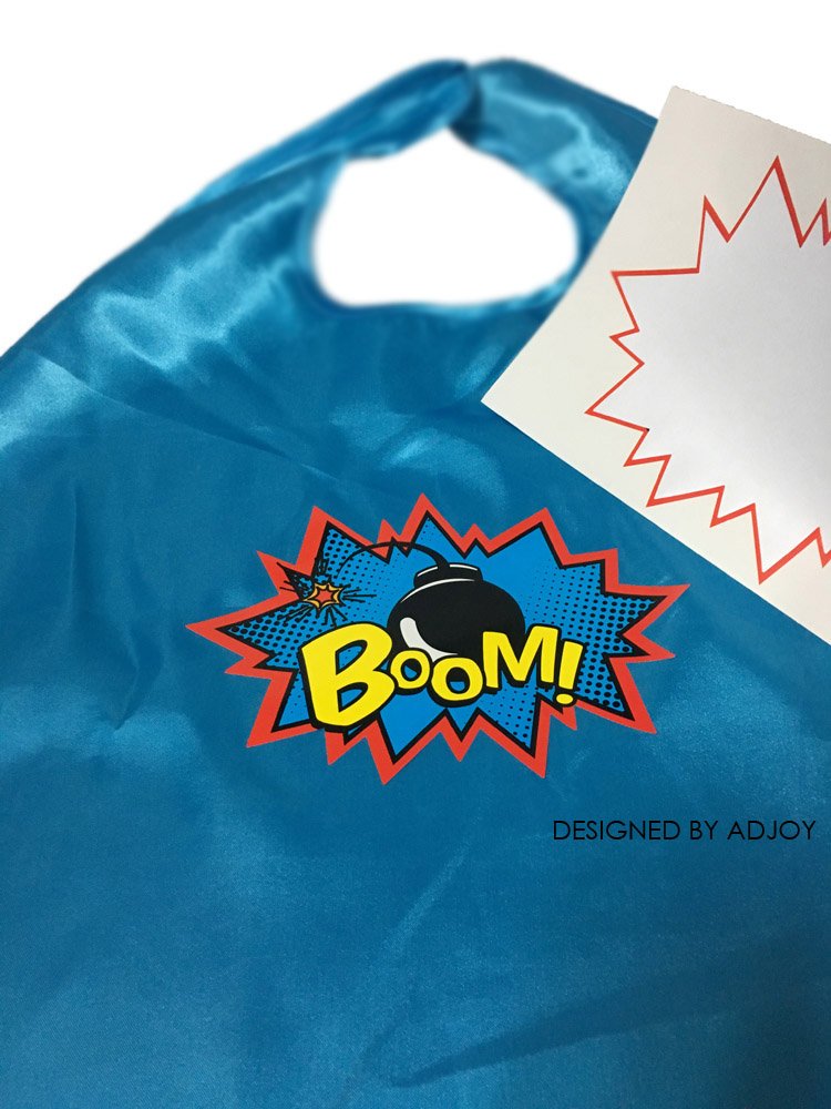 Adjoy Children Superhero Capes And Masks 14 Sets With Superhero Stickers - Kids Birthday Party Dress Up Capes