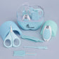 R For Rabbit Stylo Apple New Born Baby 5 In1 Nail Grooming Kit For Baby Manicure Set With Kids Nail Cutter,Tweezer, Filer, Ear P