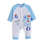 Hopscotch Boys Blue Full Sleeves Elephant Applique Bodysuit For Age (1224 Months)