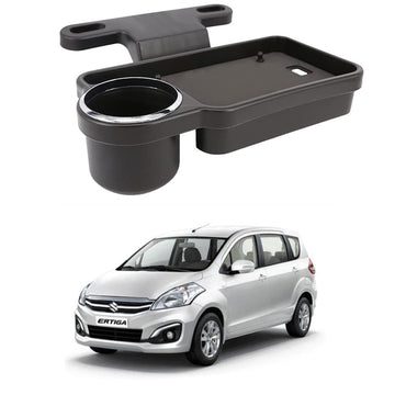 Oshotto (FT04) Foldable Car Auto Headrest Rear Back Seat Table Drink Food Cup Tray Holder Compatible with Maruti Suzuki Ertiga 