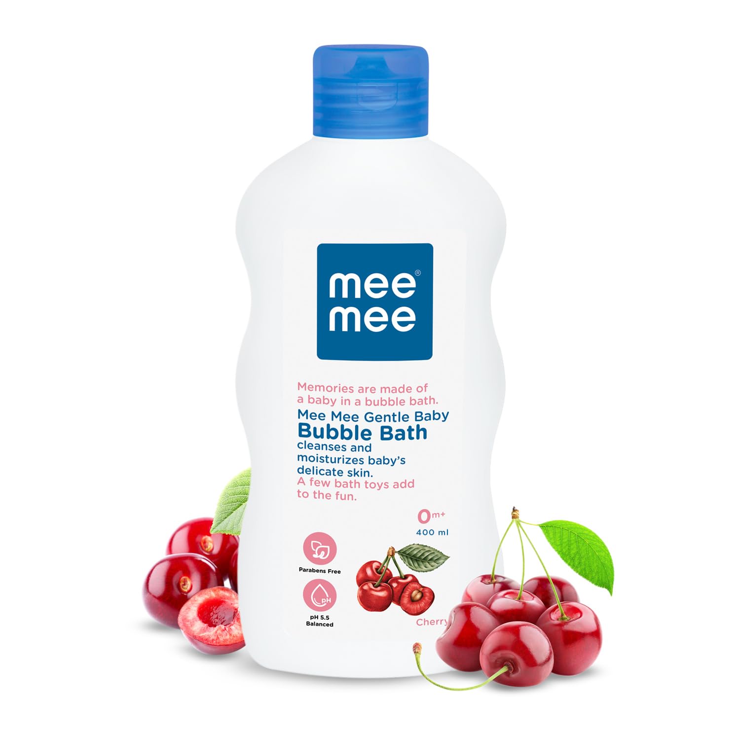 Mee Mee Baby Body Wash 400Ml With Cherry & Fruit Extracts | TearFree, Mild & Moisturizing Formula |ParabenFree, Dermatological