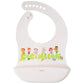 Cocomelon Silicone Bibs For Babies With Adjustable Neck - Durable Baby Silicone Bibs, Baby Bib With Food Catcher Pouch For Mess-