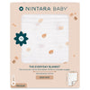 Nintarababy Everyday Blanket  Organic Cotton Muslin Baby Blanket, MediumWeight & Breathable, Soft For Newborns & Infants, Baby