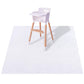Plastic Splat Mat For Baby, Easy Cleaning Vinyl Floor Mat For Eating Messes, Waterproof High Chair Floor Protector Feeding Floor