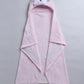 Mee Mee Ultra Soft Hooded Baby Blanket for Newborns | Adorable Bear Ear Hood, Warm Flannel Microfiber Wrap for Babies | Cozy Sle