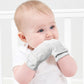 Newborn Baby No Scratch Mittens Stay On, 100% Cotton Breathable, Adjustable Infant Gloves For Baby Boys Girls Mittens (Pink/Gary