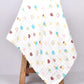 MOMS HOME Baby Super Soft Absorbent Muslin 6 Layer Towel Cum Blanket  Multicolor (Ice Cream)
