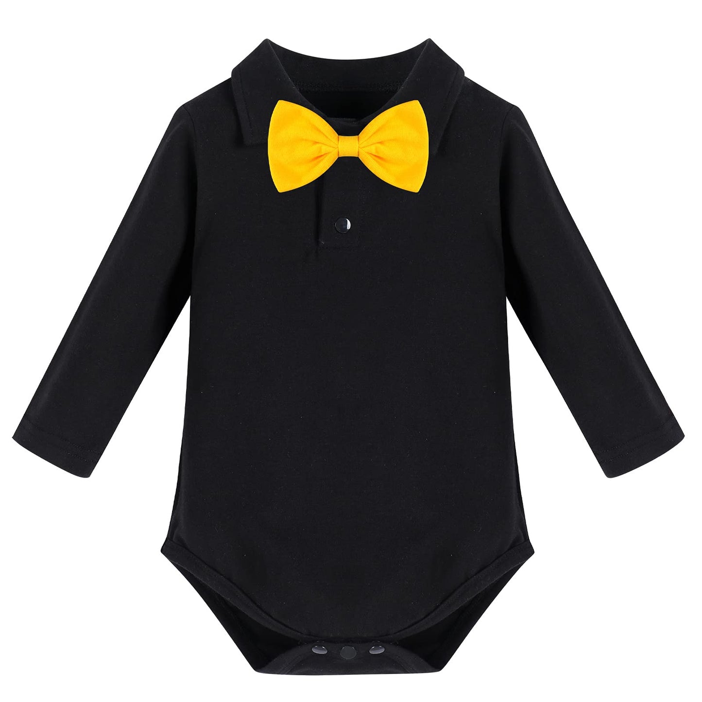 Ibtom Castle Gentleman First Birthday Cake Smash Outfits For Baby Boys Formal Suit Romper+Bow Tie+Suspenders Overalls Bib Pants