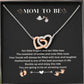 Mom To Be Gift - Sterling Silver Necklace Pregnancy Gifts For First Time Moms New Mom Gifts For Women Pregnant Mom Gifts First T