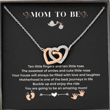 Mom To Be Gift - Sterling Silver Necklace Pregnancy Gifts For First Time Moms New Mom Gifts For Women Pregnant Mom Gifts First T
