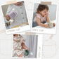 Moonkie Silicone Baby Sippy Cups | 3 Stages Training Cup Straw Cup For Infants Toddlers And Kid | 4 Oz 1Pack