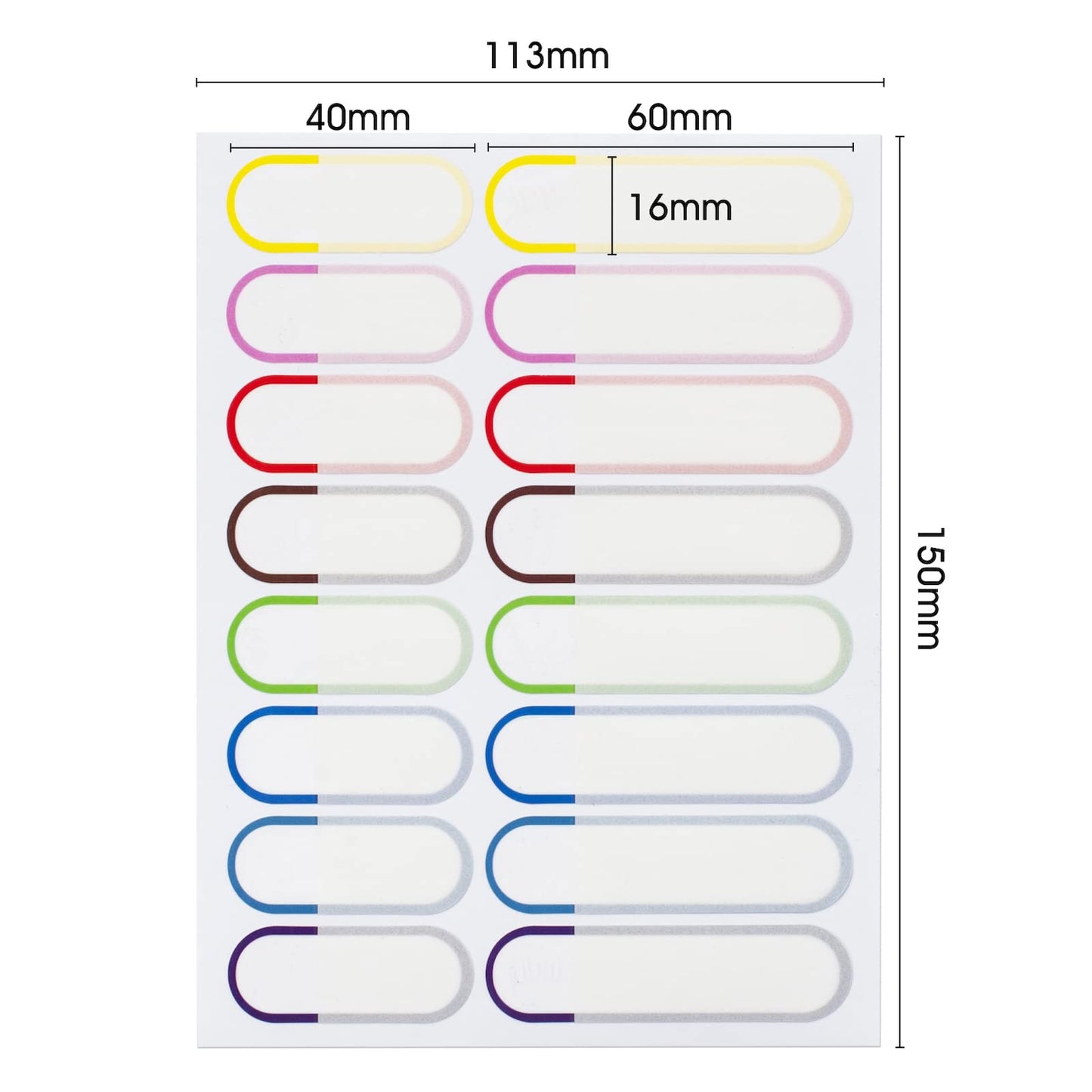 Baby Bottle Labels For Daycare, 128 Pcs Waterproof Name Labels For Kids Stuff School Supplies, Self Laminating, Dishwasher Safe,